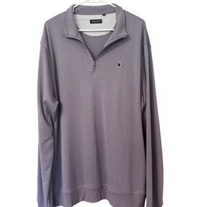 Simply Southern 1/4 Zip Pullover Sweater Size XL Men Purple Poly Cotton